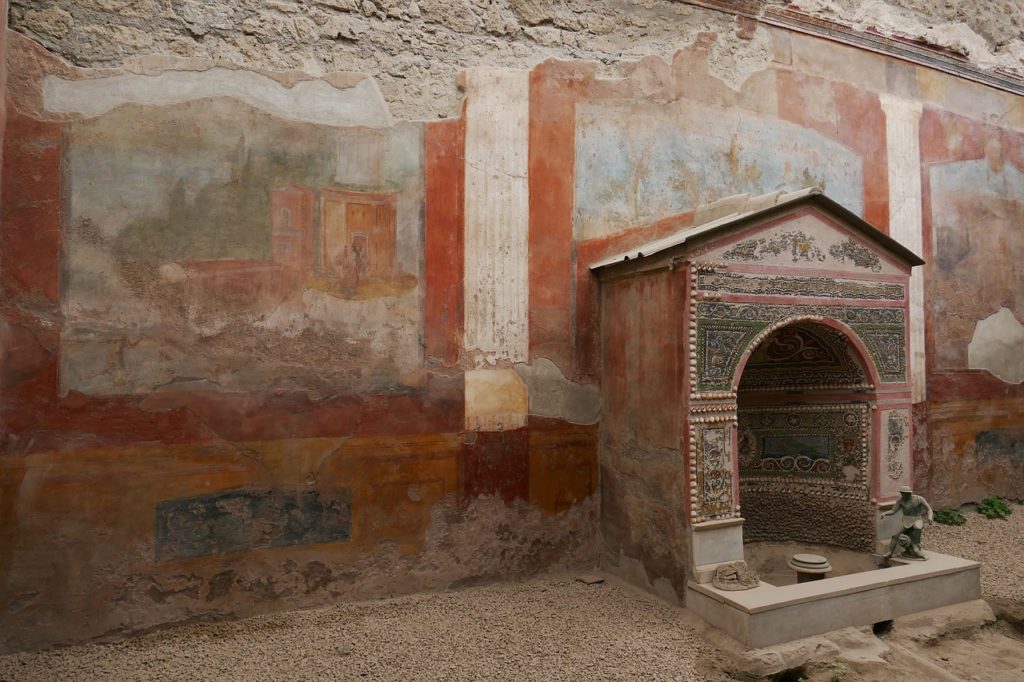 Pompei's ruins from Pexels