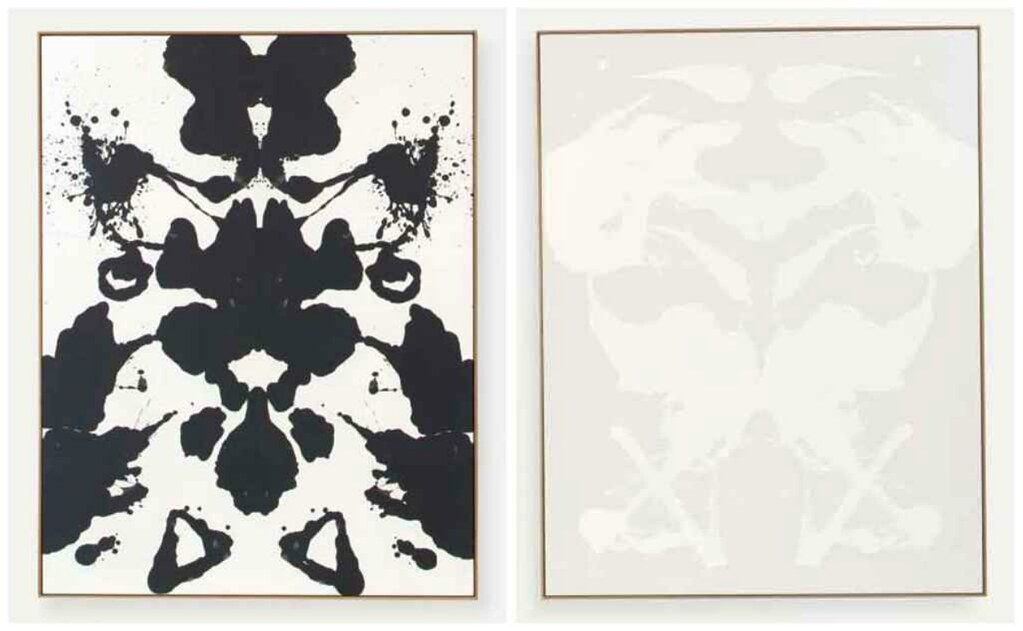 Andy Warhol - Rorschach (1985) Image from Flickr