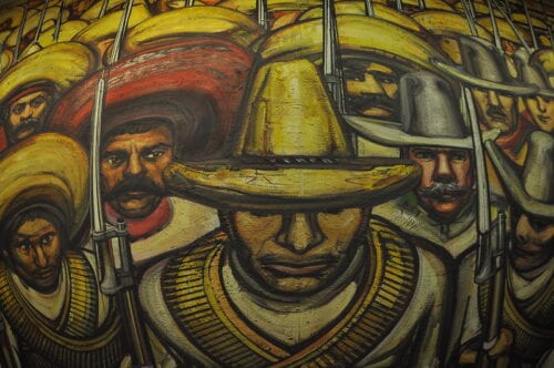 Recogiendo hojas Excéntrico telegrama 20 de noviembre: la revolución mexicana y el muralismo - Volupt Art