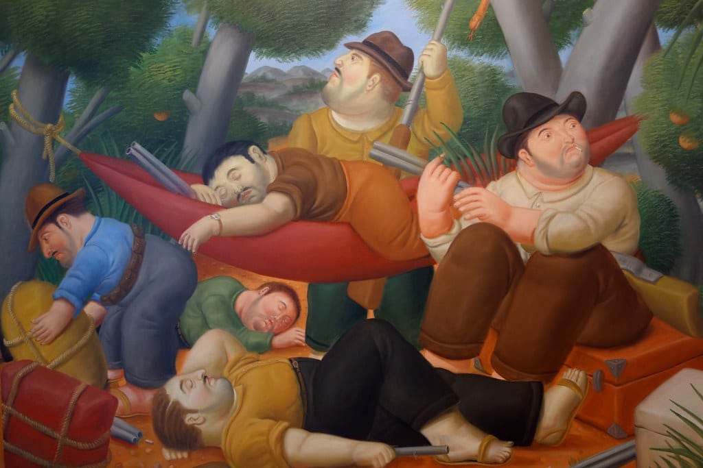 Obra de Fernando Botero. Imagen  By Fernando Botero - https://www.flickr.com/photos/hanneorla/9583932275, Public Domain, https://commons.wikimedia.org/w/index.php?curid=83693611