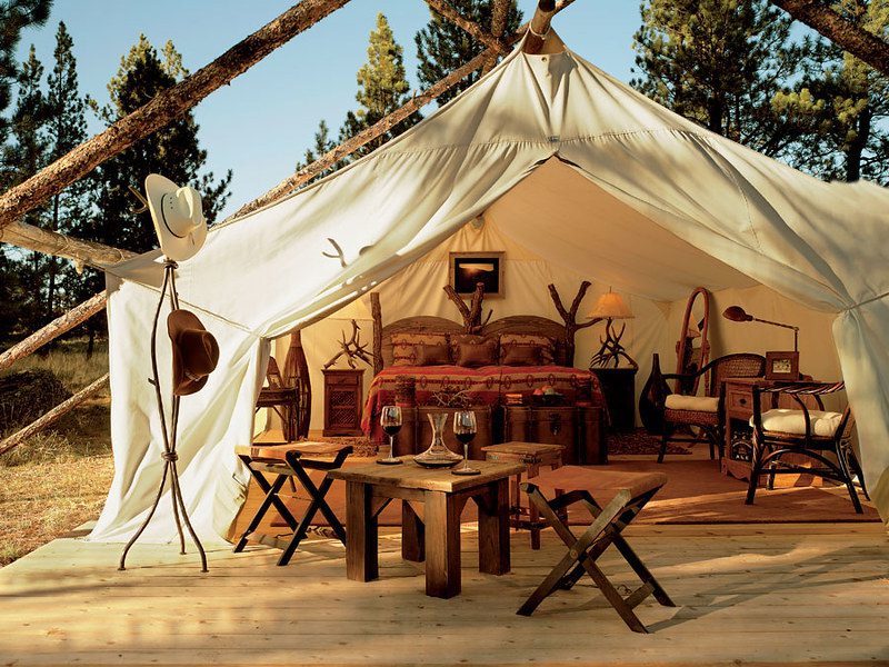 Glamping, turismo sustentable. Imagen de Ranch Seeker via flickr